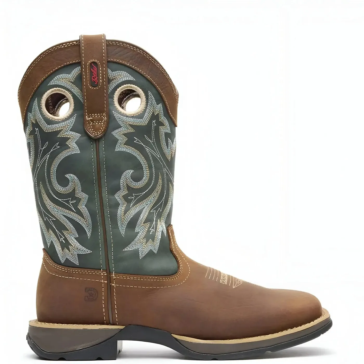 Rebel Pull-On Western Boot Saddlehorn And Clover