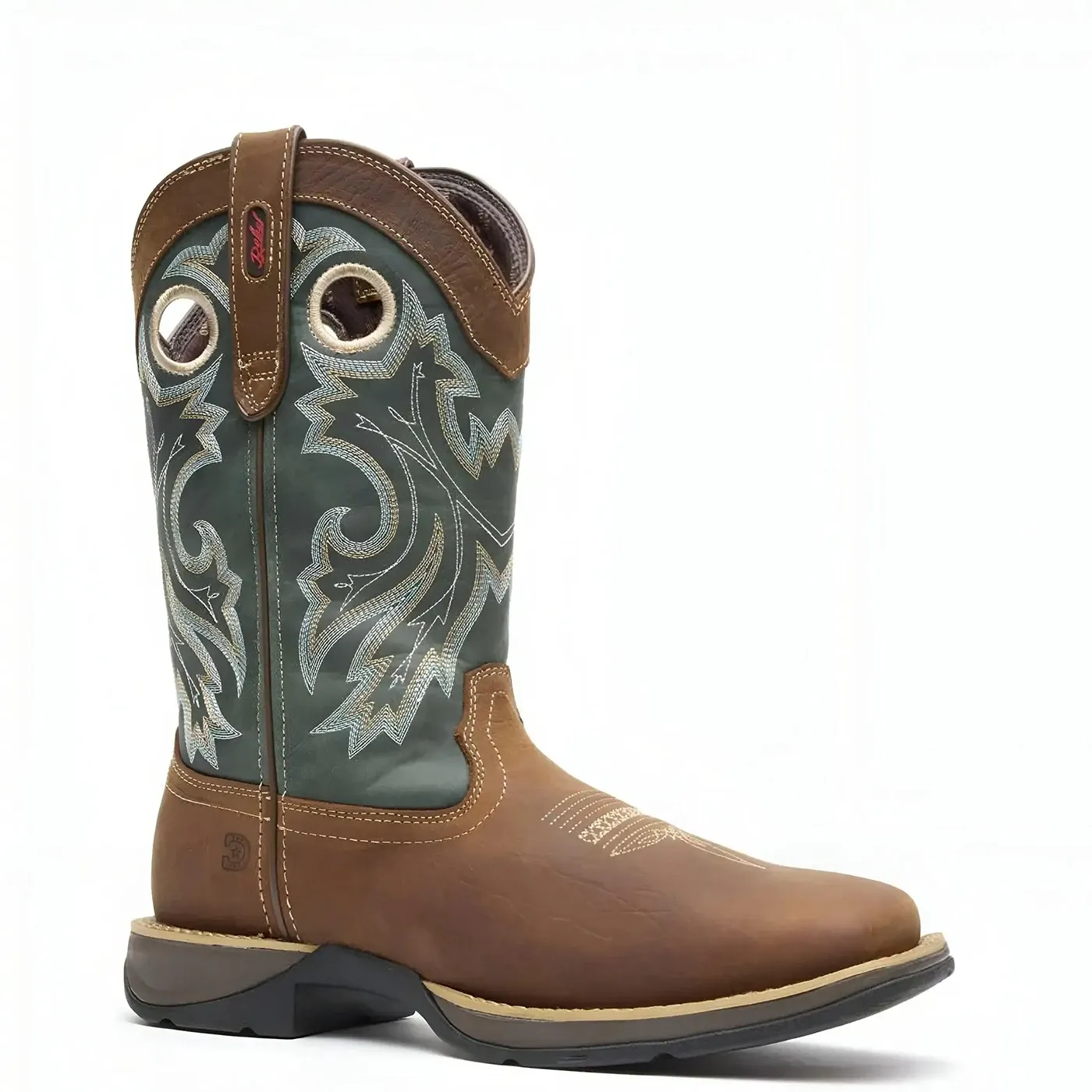 Rebel Pull-On Western Boot Saddlehorn And Clover - Image 6
