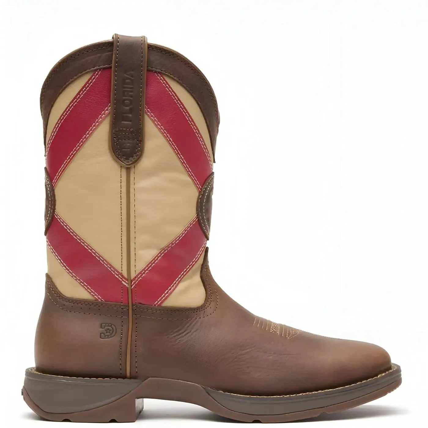 Rebel Florida State Flag Western Boot