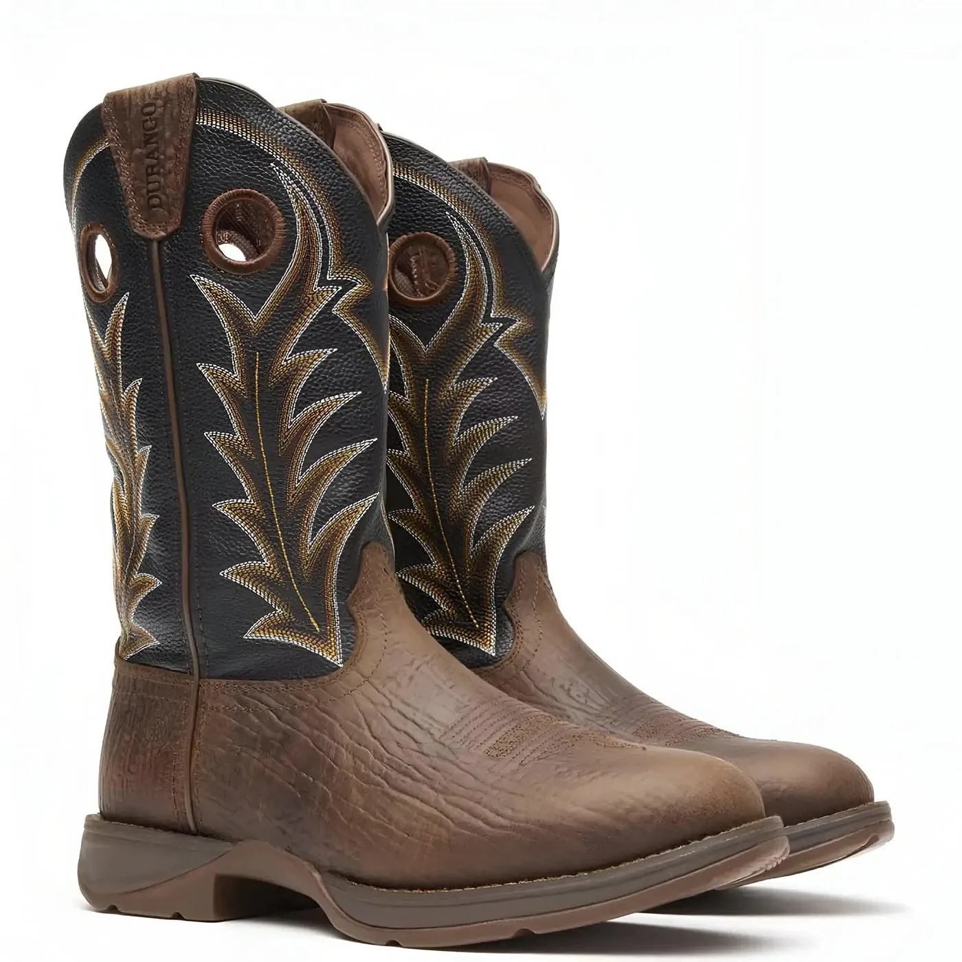 Rebel Oak Bark Midnight Western Boot - Image 2