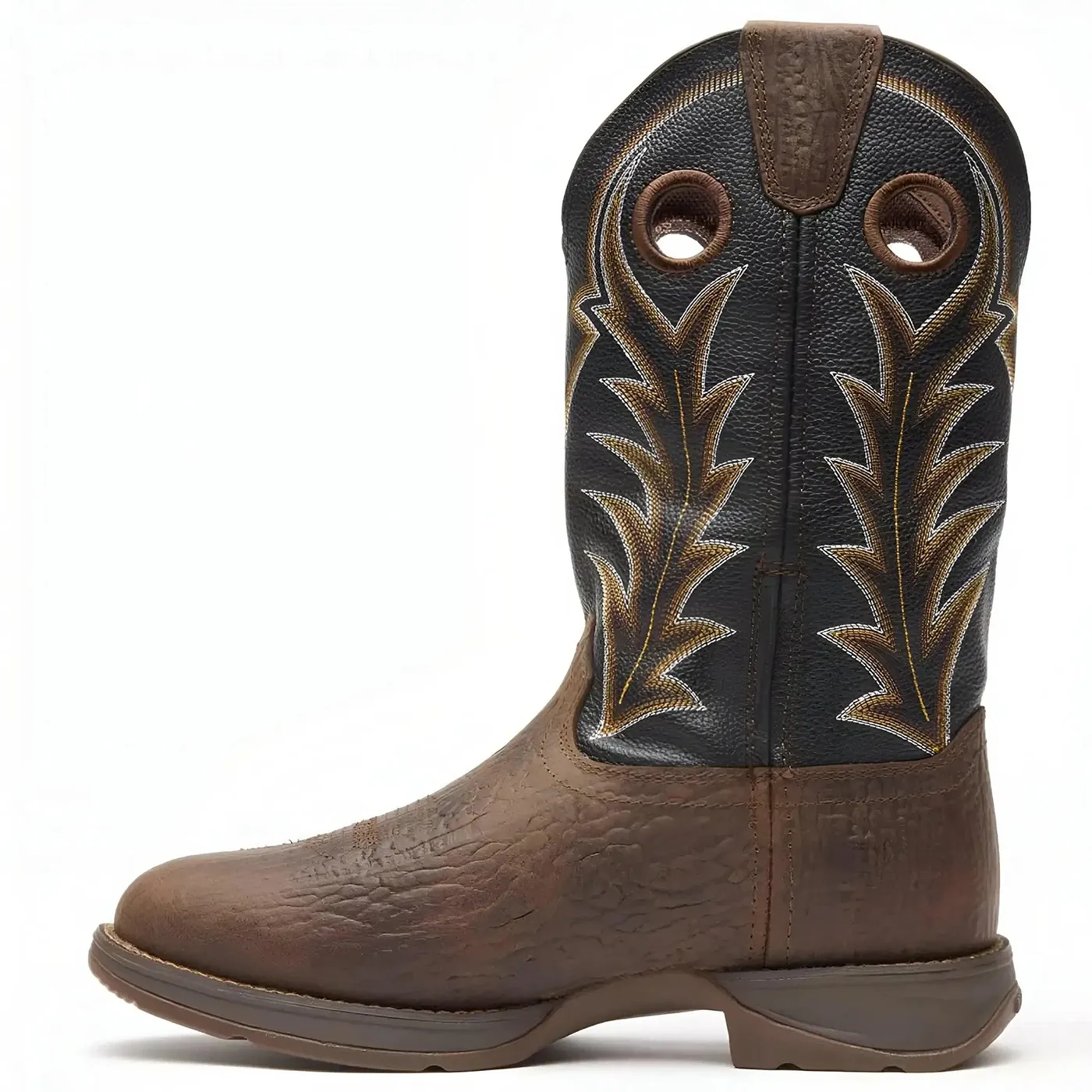 Rebel Oak Bark Midnight Western Boot - Image 3