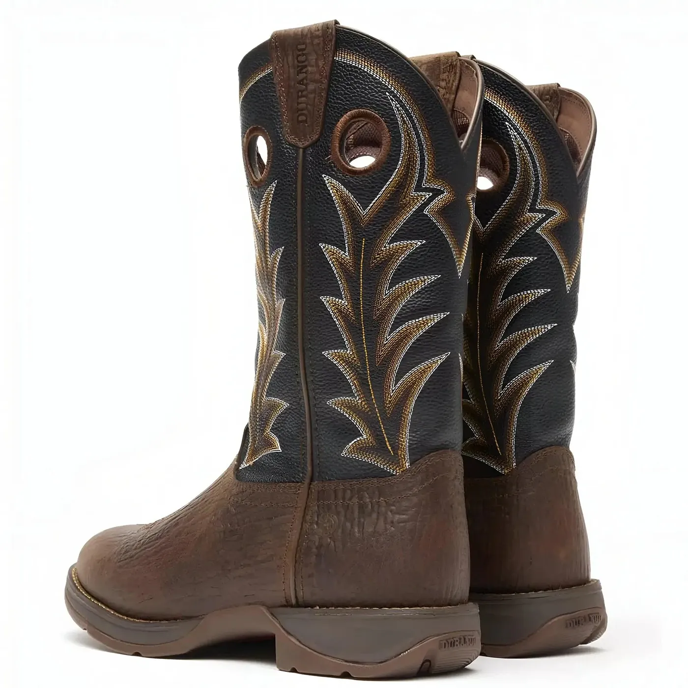 Rebel Oak Bark Midnight Western Boot - Image 4