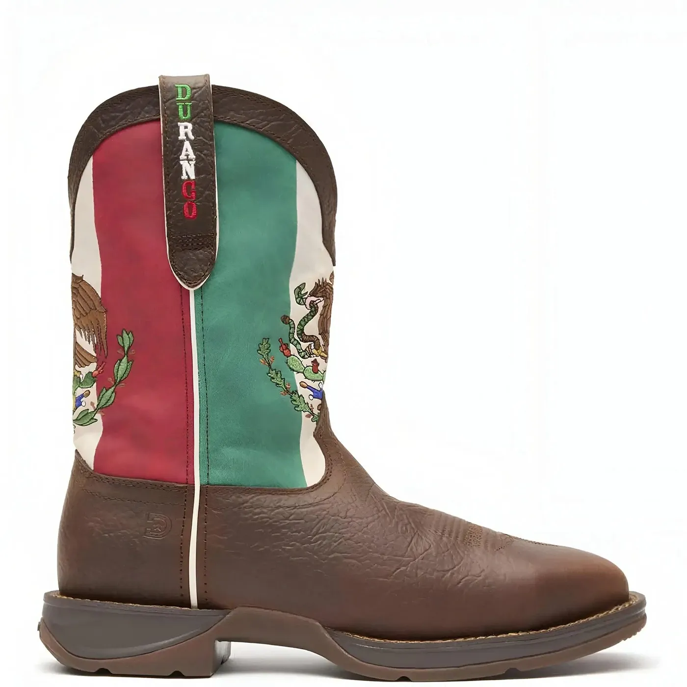 Rebel Mexico Flag Western Boot