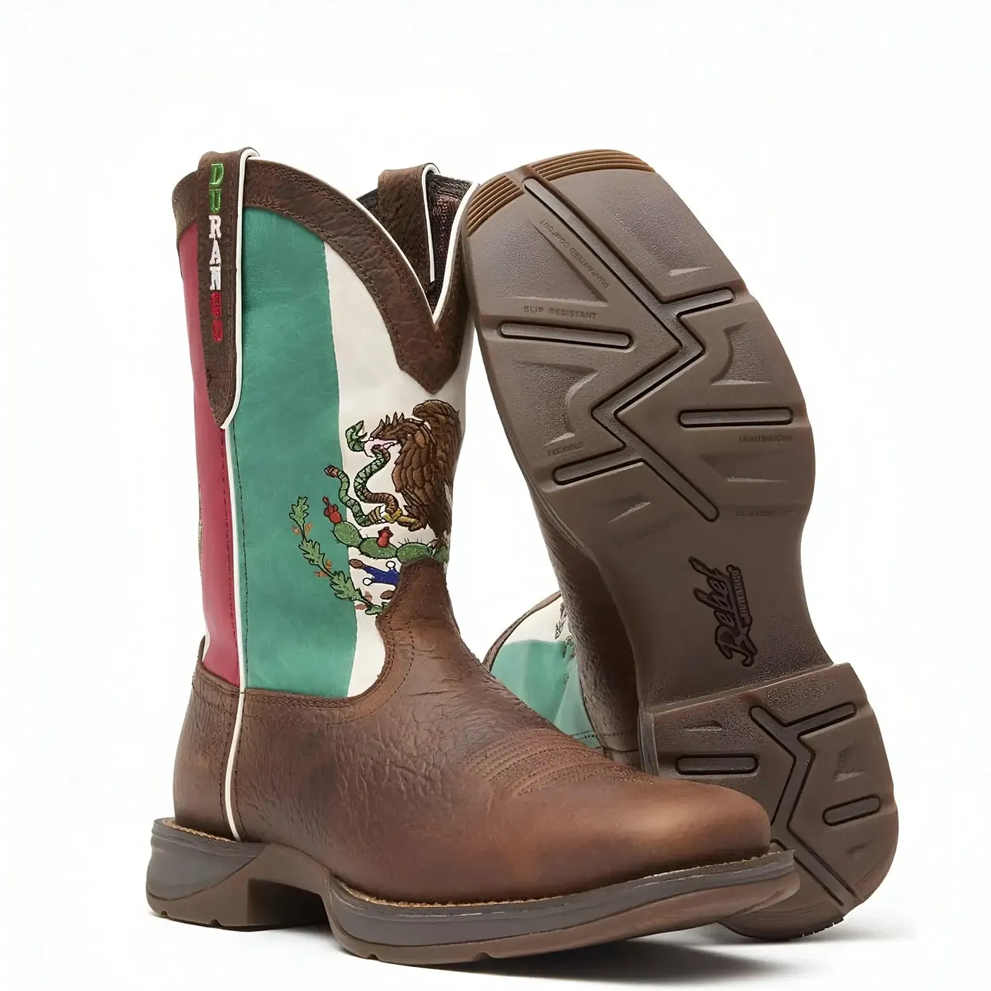 Rebel Mexico Flag Western Boot - Image 5