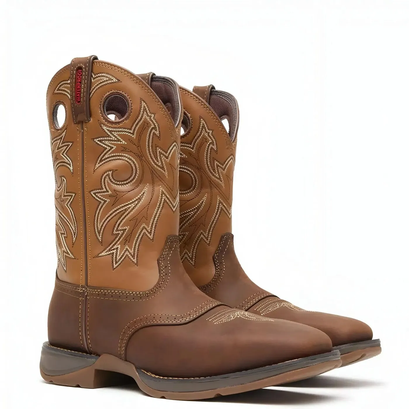 Rebel Steel Toe Waterproof Western Boot - Image 4