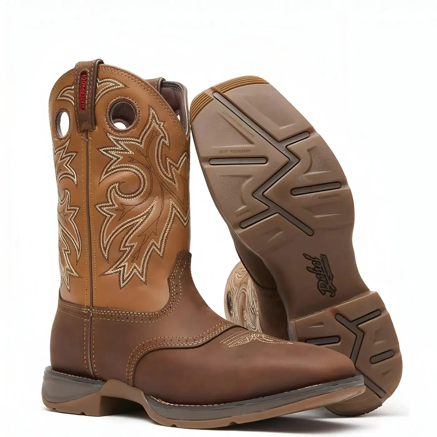 Rebel Steel Toe Waterproof Western Boot - Image 5