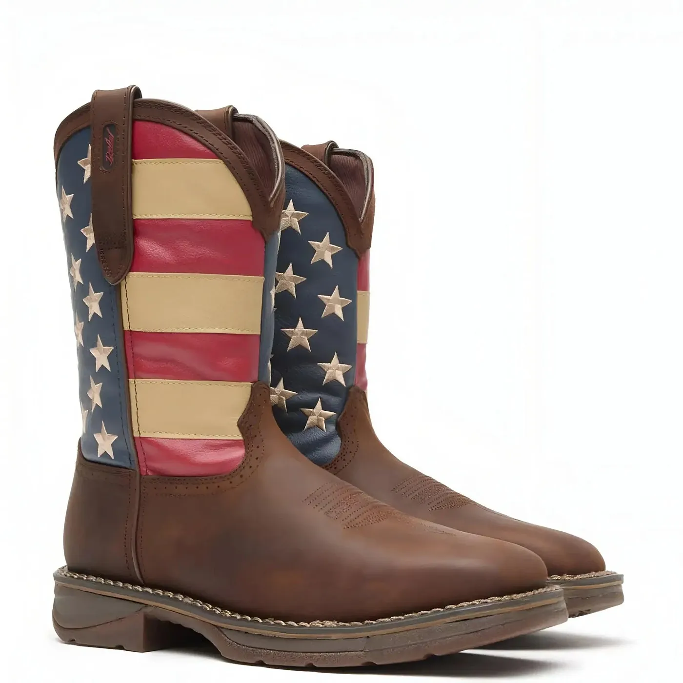 Rebel Steel Toe Flag Western Flag Boot - Image 2