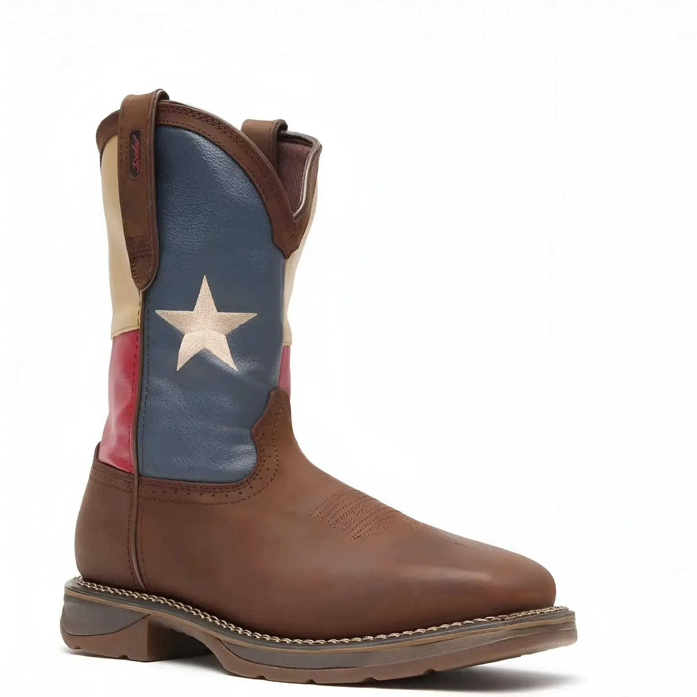Rebel Steel Toe Texas Flag Western Boot - Image 5