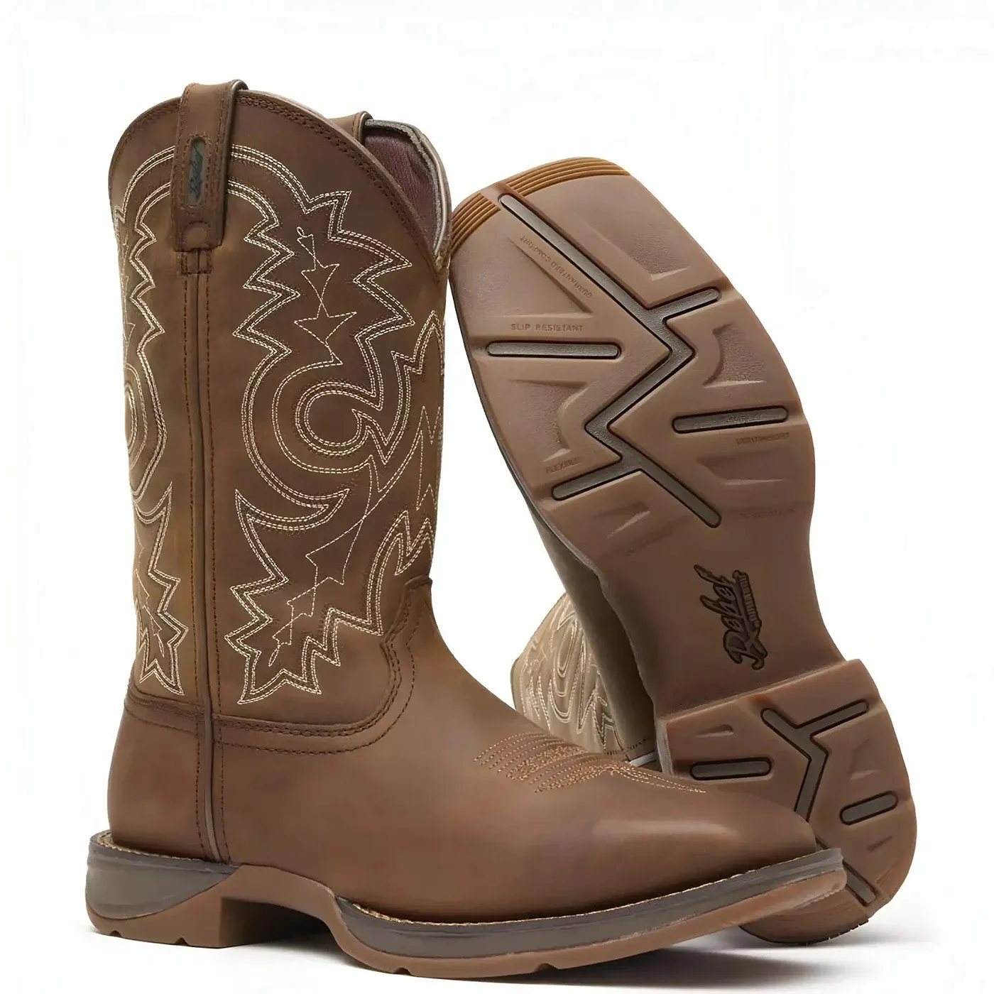 Rebel Steel Toe Pull-On Western Boot - Image 3