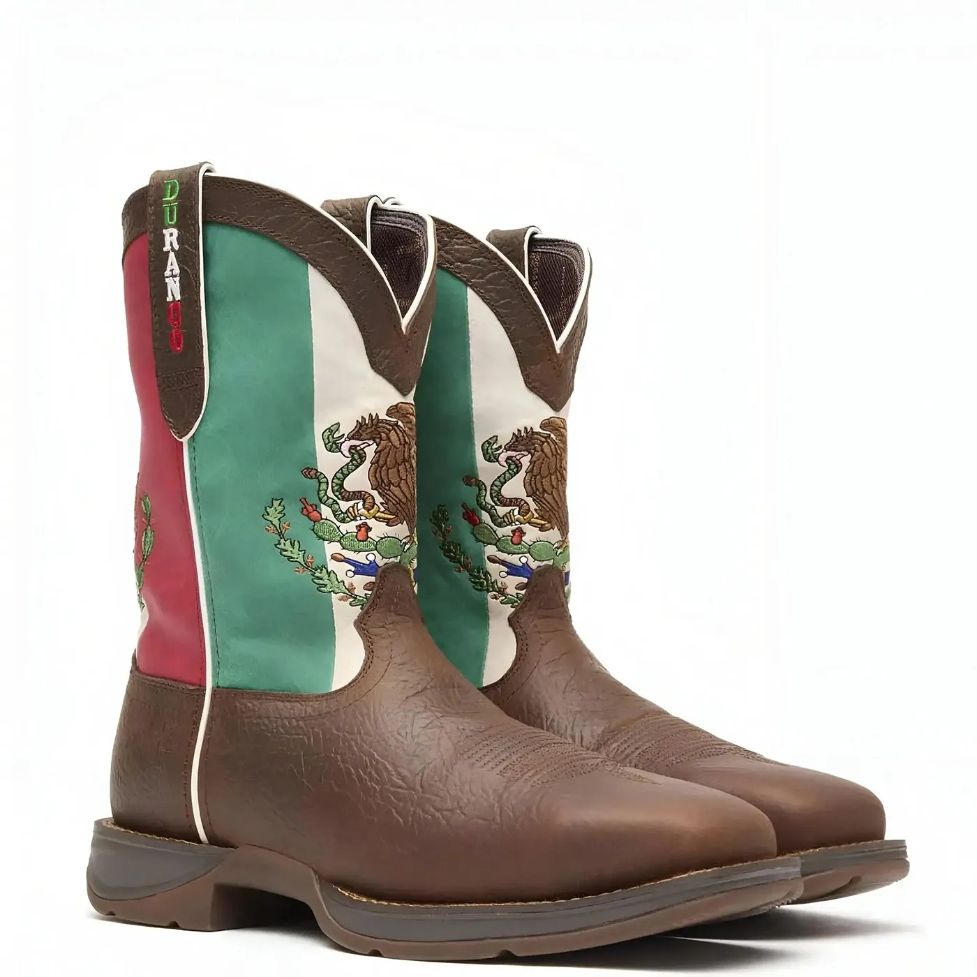 Rebel Steel Toe Mexico Flag Western Boot - Image 4