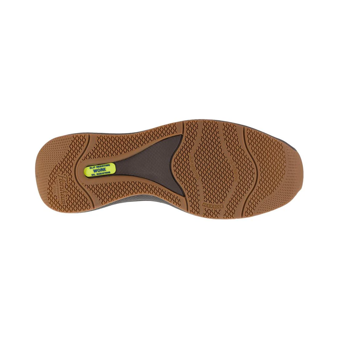 Bayside Steel-Toe Slip On Work Shoe Cognac - Image 3