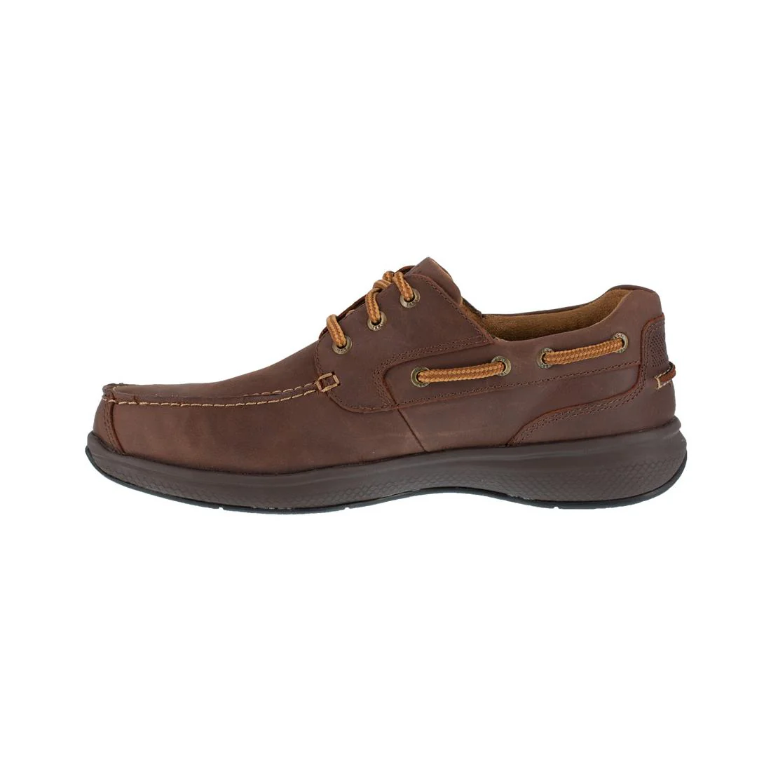Bayside Steel-Toe Boat Work Shoe Brown - Image 4