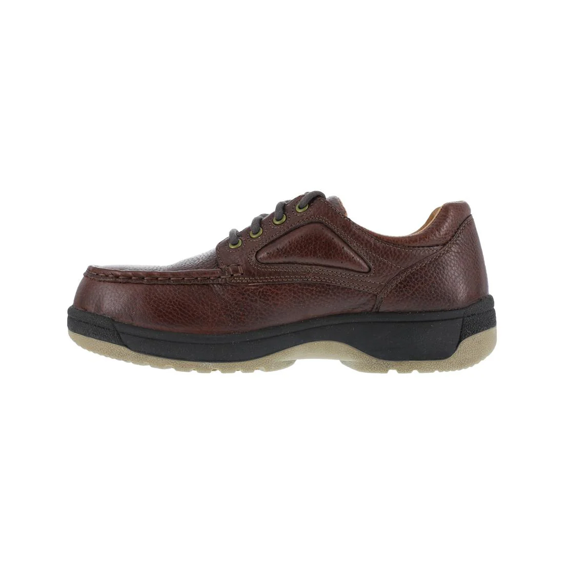 Compadre Composite-Toe Oxford Work Shoe Dark Brown - Image 4
