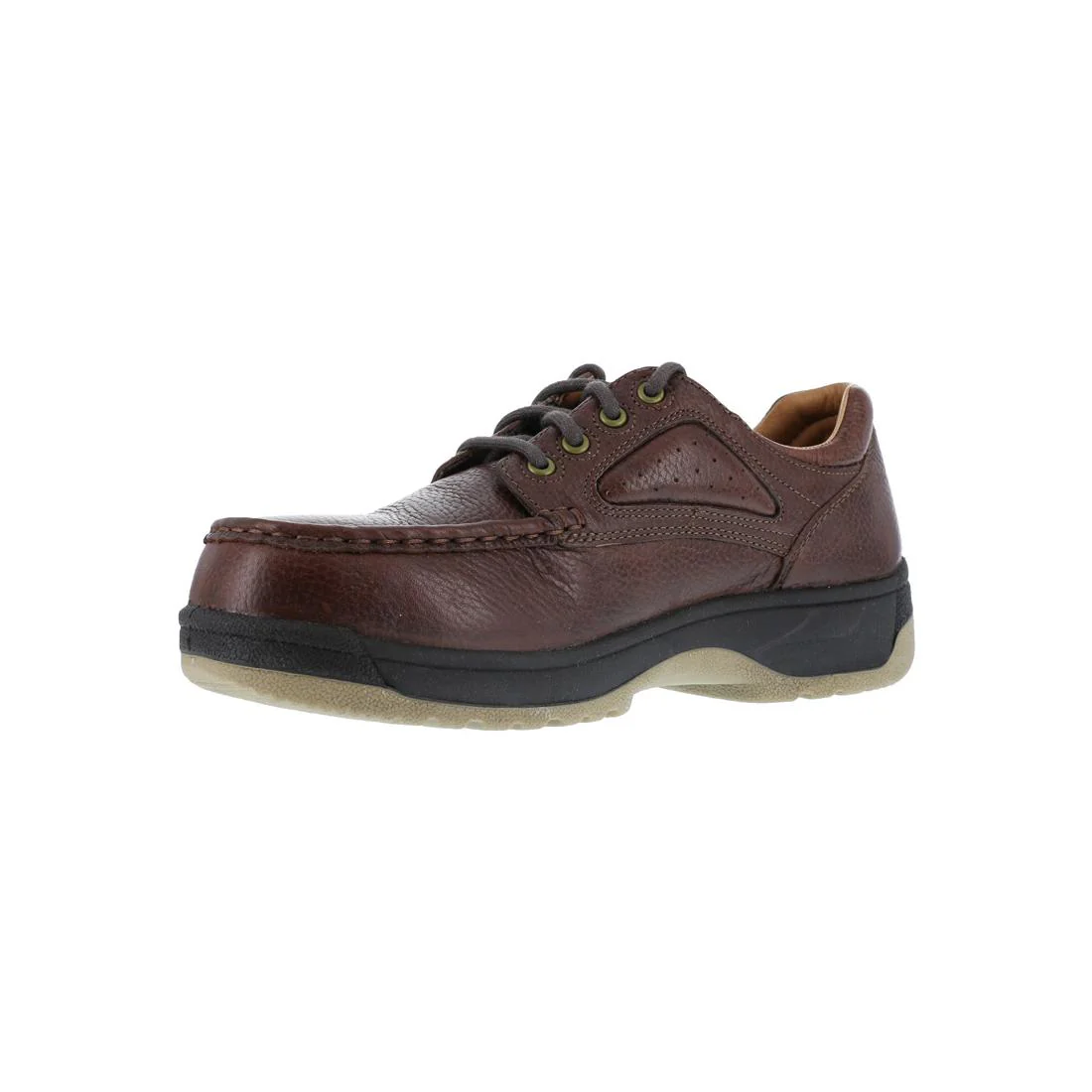 Compadre Composite-Toe Oxford Work Shoe Dark Brown - Image 5