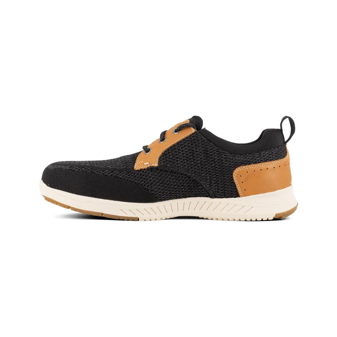 Conway Work Composite-Toe Work Shoe Black/Tan - Image 4