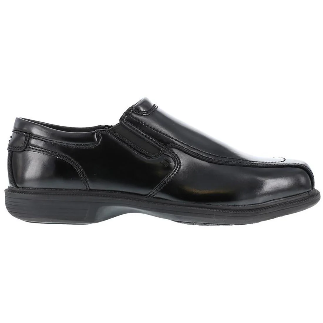 Coronis Steel-Toe Slip On Dress Work Shoe Black