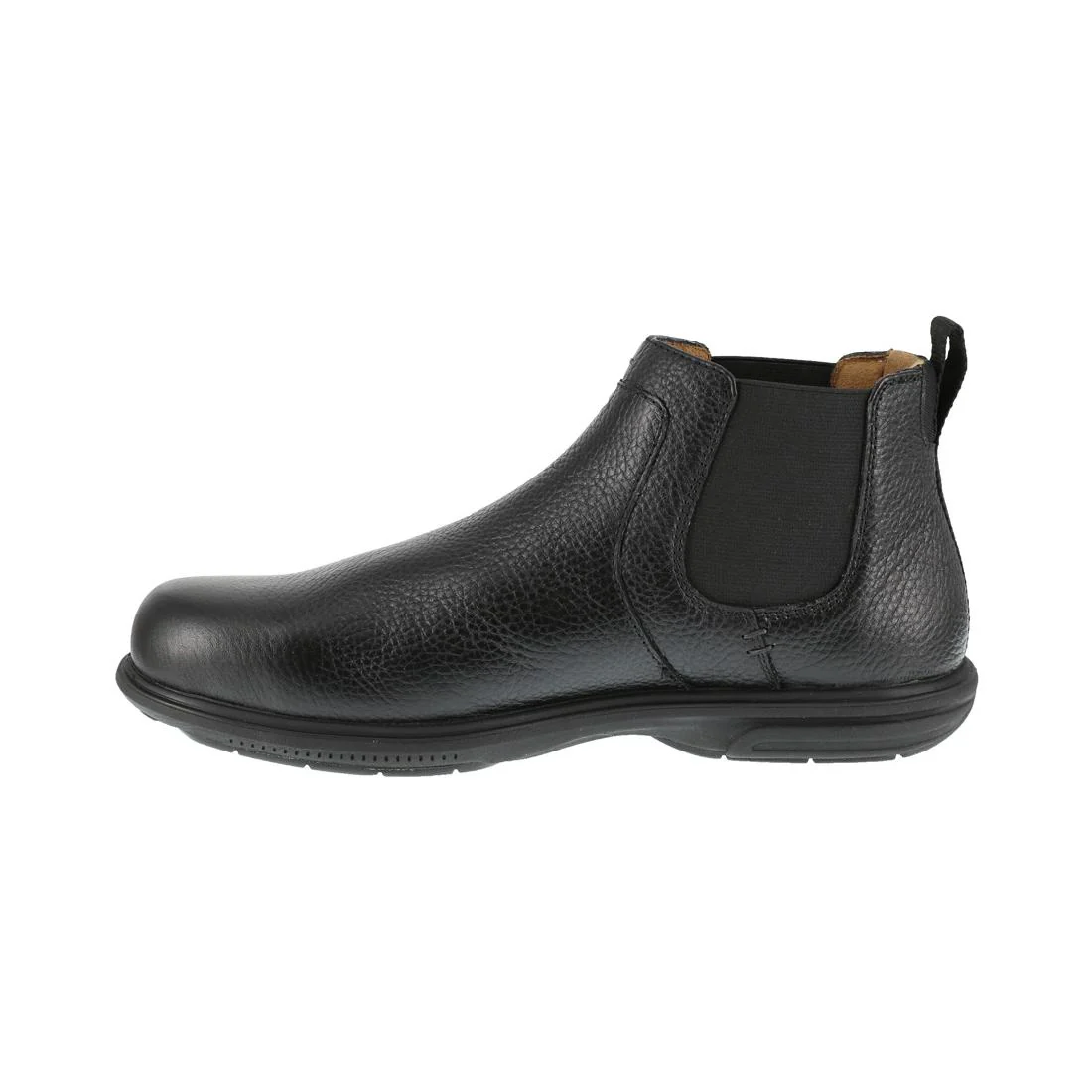 Loedin Steel-Toe Pull On Chelsea Work Boot Black - Image 4
