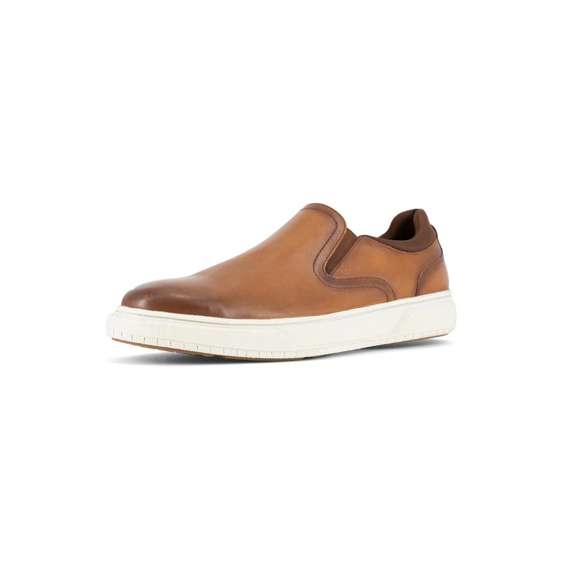 Premier Steel-Toe Casual Slip On Work Shoe Brown - Image 5