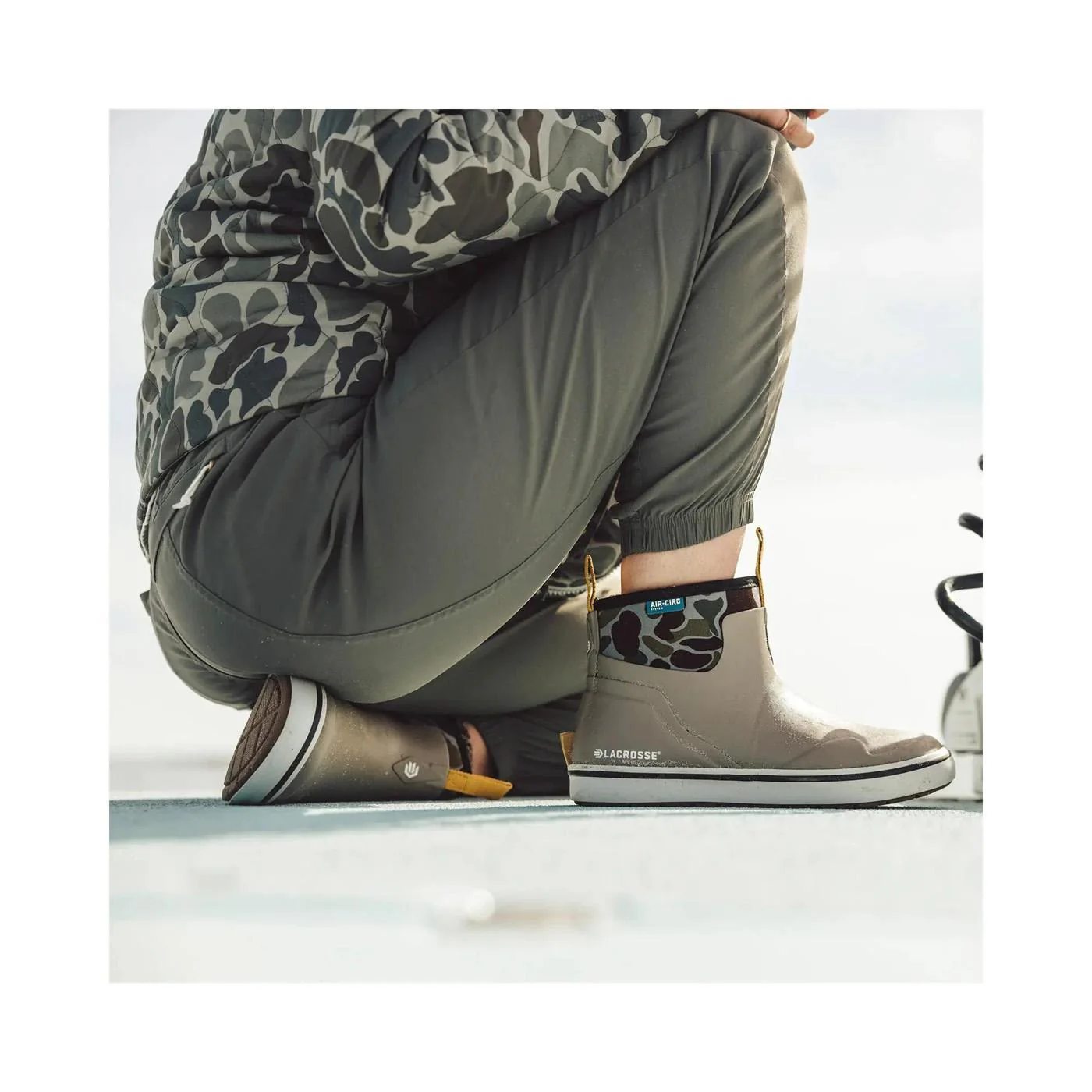 Alpha Women's Deck Boot 6" Timber Wolf/Camo - Image 7