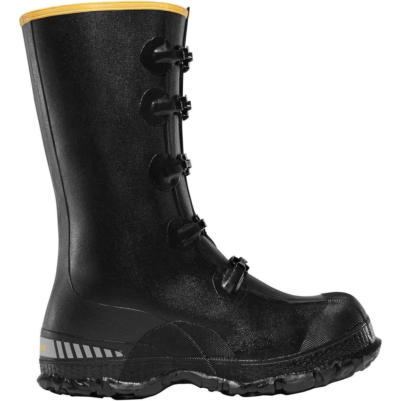 ZXT Buckle Wedge Overshoe 14" Black