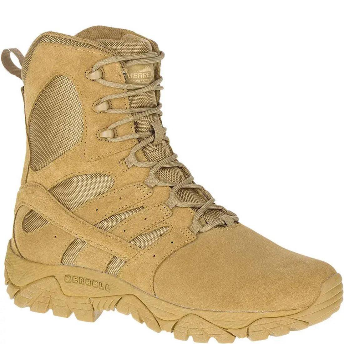 Moab 2 Defense Men's Tactical Work Boots Coyote - Image 6