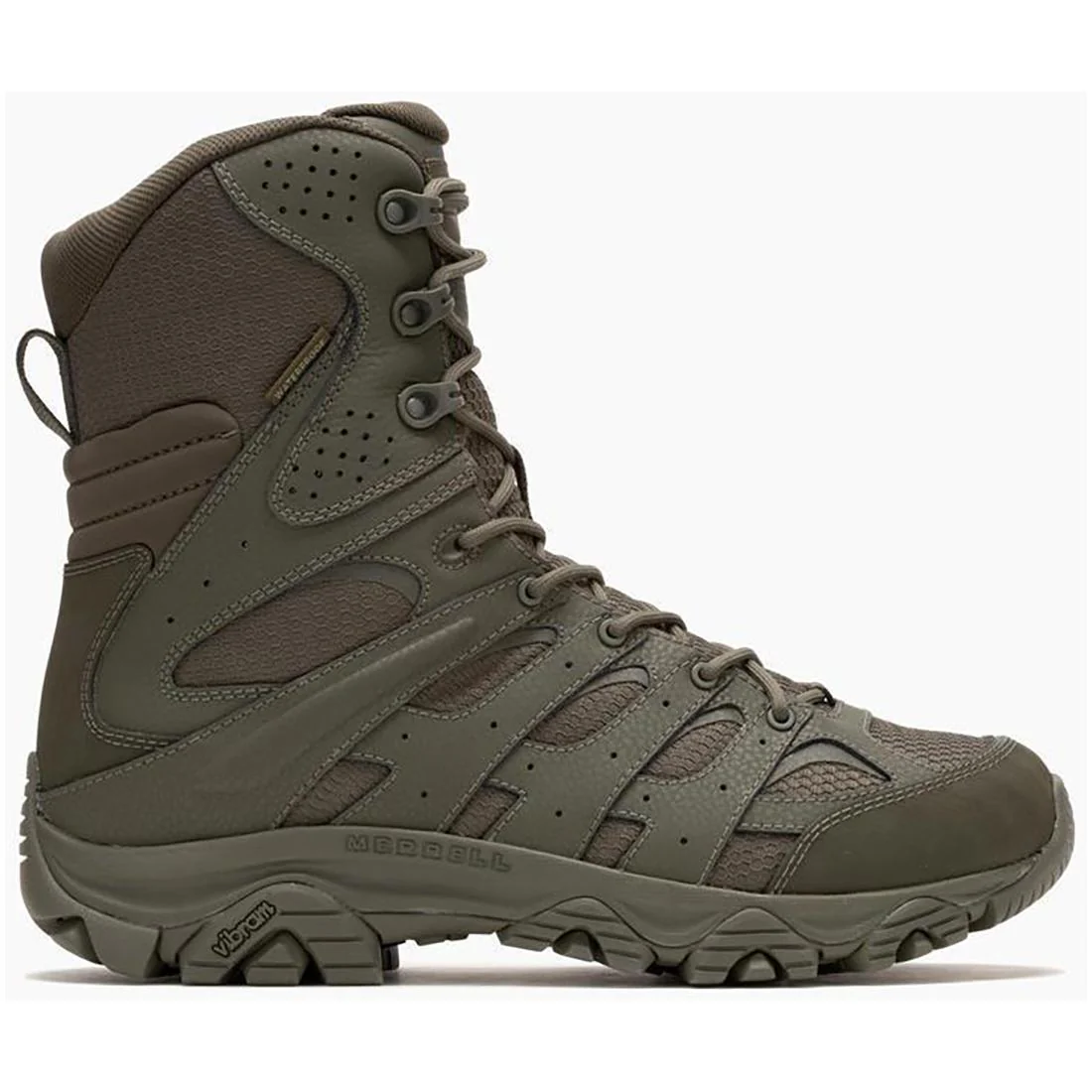 Moab 3 8" Zip Men's Tactical Work Boots Tactical Dark Olive