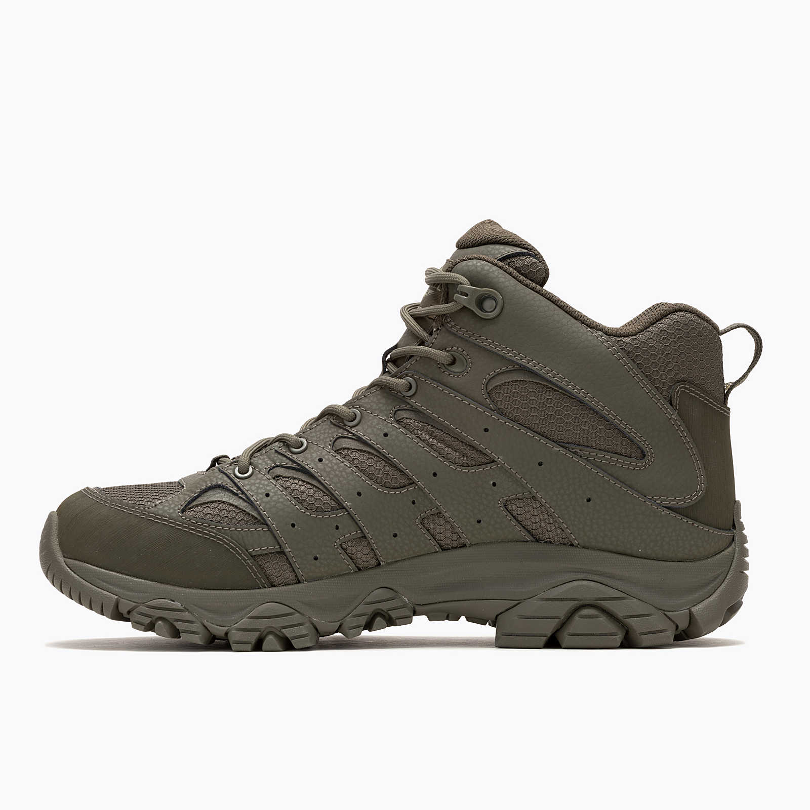 Moab 3 Mid Men's Tactical Work Boots Wp Tactical Dark Olive - Image 4