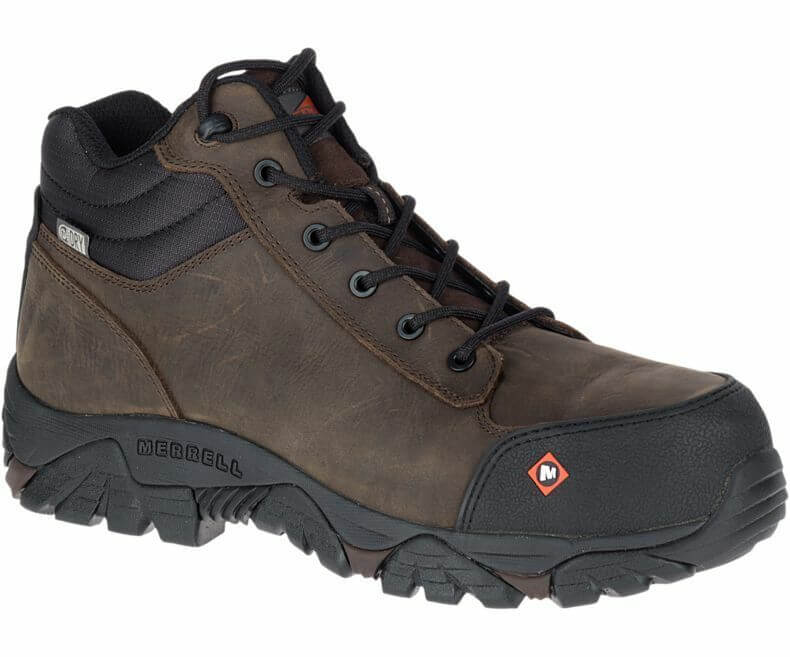 Moab Rover Mid Men's Composite-Toe Work Shoes Wp Espresso - Image 6