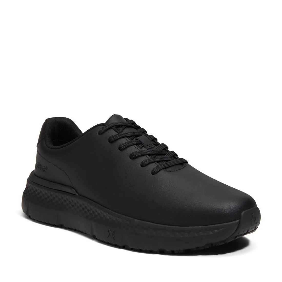 Power Shift Slip Resistant Shoes – Black Leather - Image 2