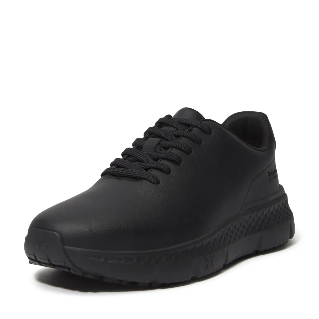 Power Shift Women’s Slip Resistant Shoes – Black Leather - Image 7