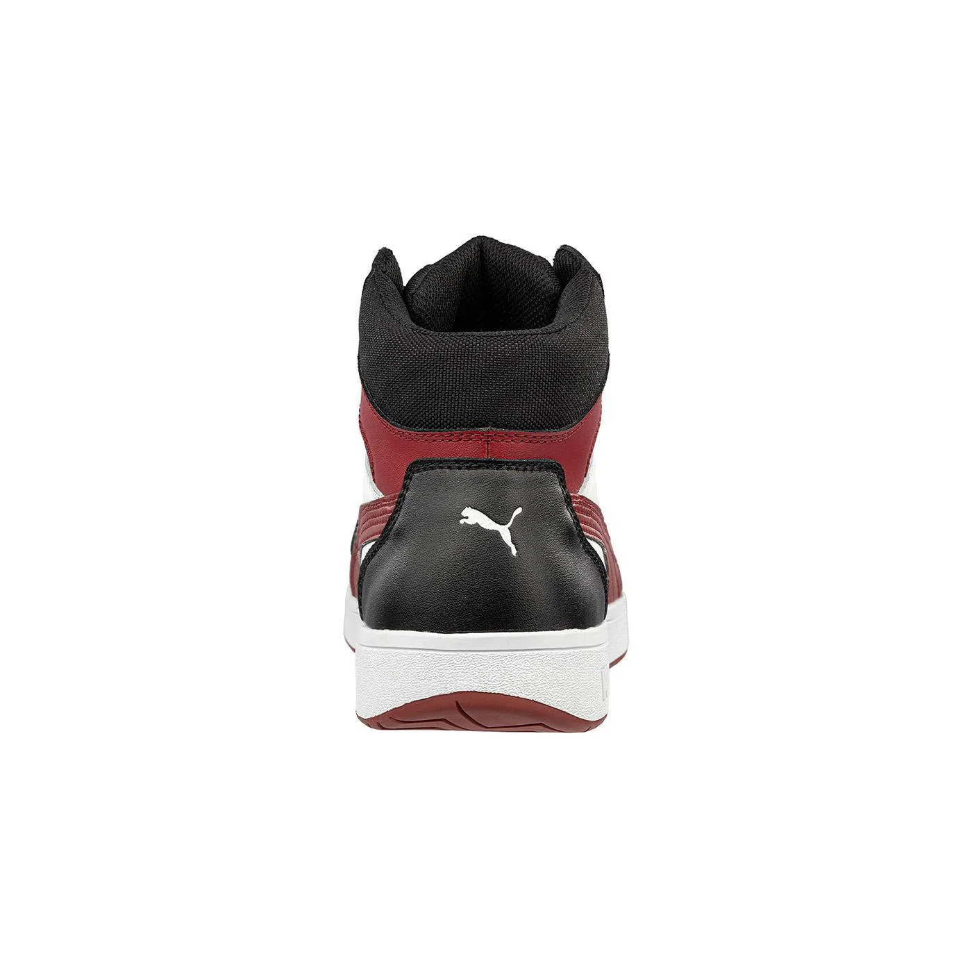 Frontcourt Black White Composite Toe Mid Work Shoes – Red - Image 5