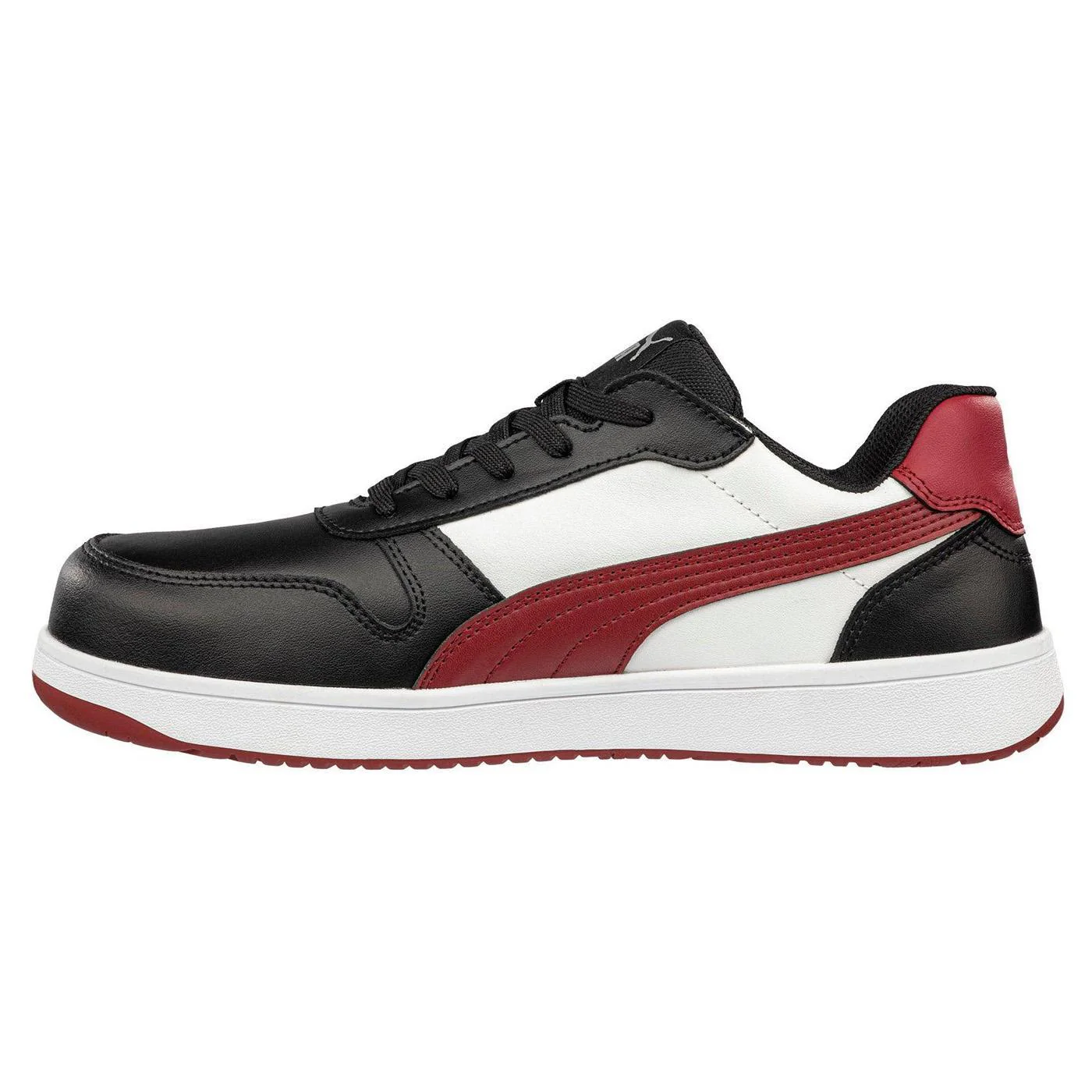 Frontcourt Women’s Composite Toe Work Shoes –Black White Red - Image 6
