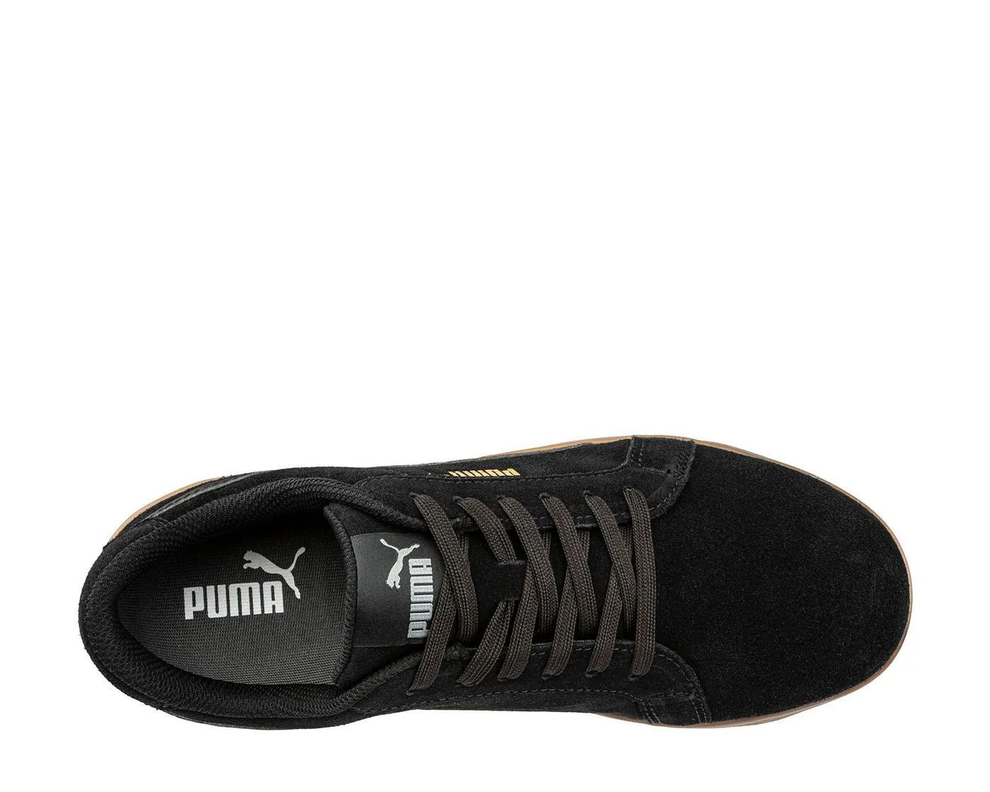 Iconic Black Composite Toe Work Shoes – Gum - Image 4