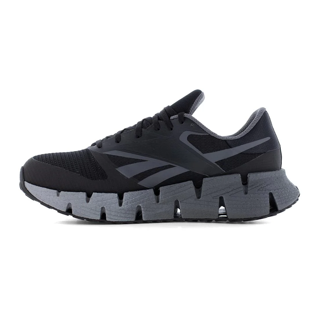 FloatZig Athletic Composite Toe Work Shoe – Black/Gray - Image 5