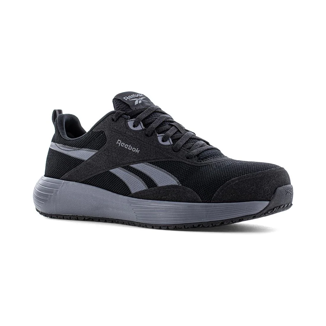 Lite Plus 4 Athletic Composite Toe Work Shoe – Black/Gray - Image 2