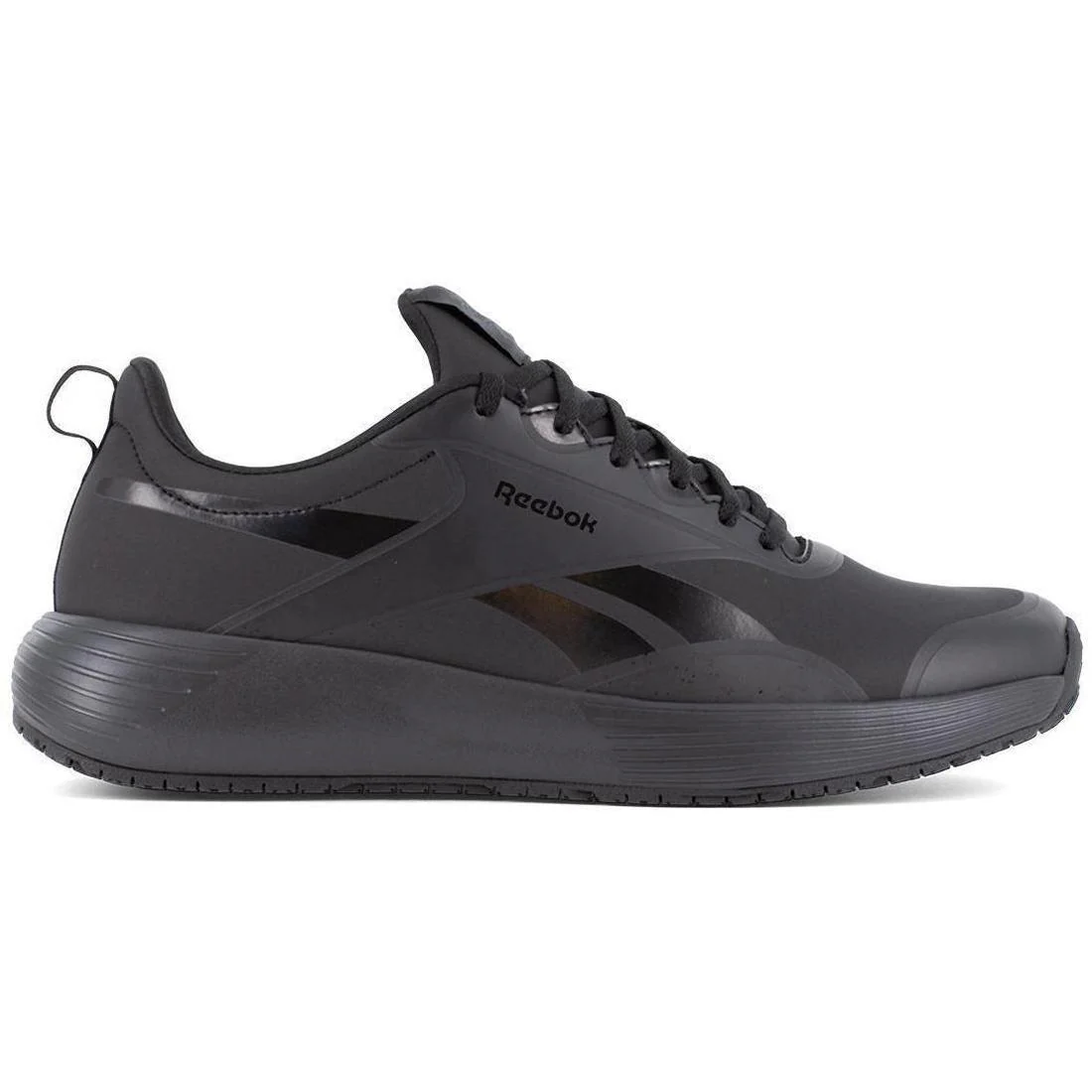 Lite Plus 4 Athletic Soft Toe Slip‑Resistant Shoe – Black