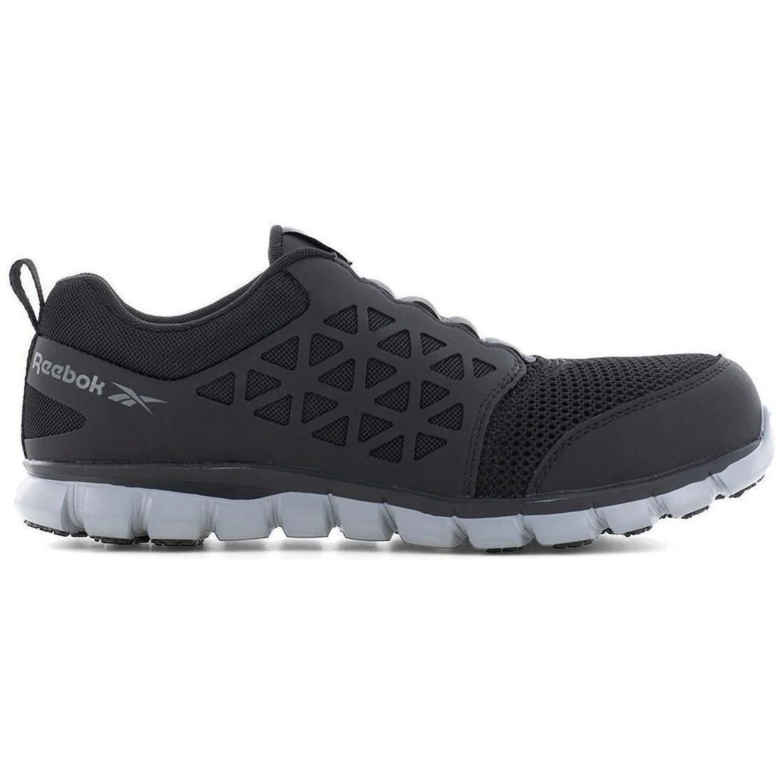 Sublite Cushion Composite Toe Slip‑On Work Shoe – Black
