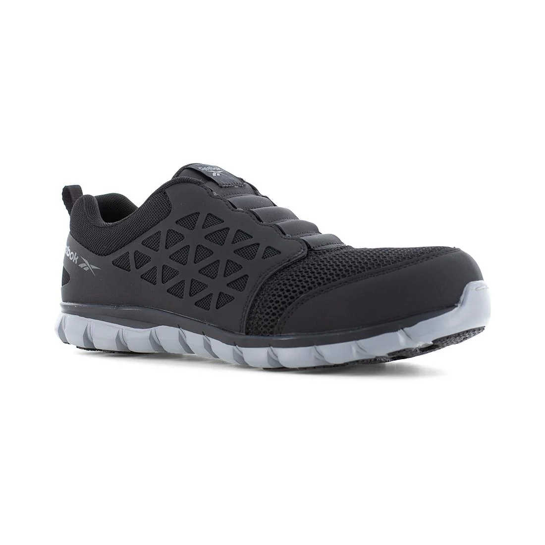 Sublite Cushion Composite Toe Slip‑On Work Shoe – Black - Image 2