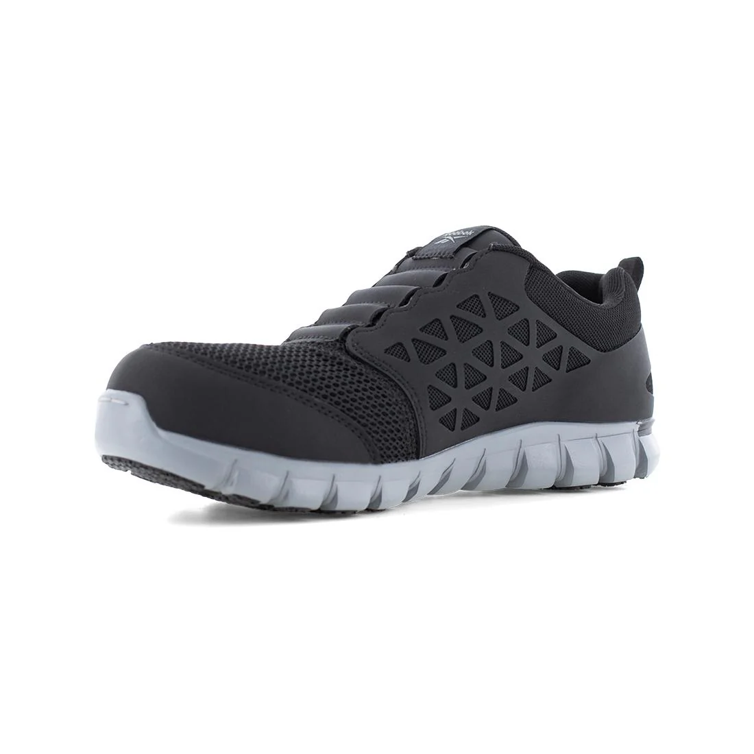 Sublite Cushion Composite Toe Slip‑On Work Shoe – Black - Image 4