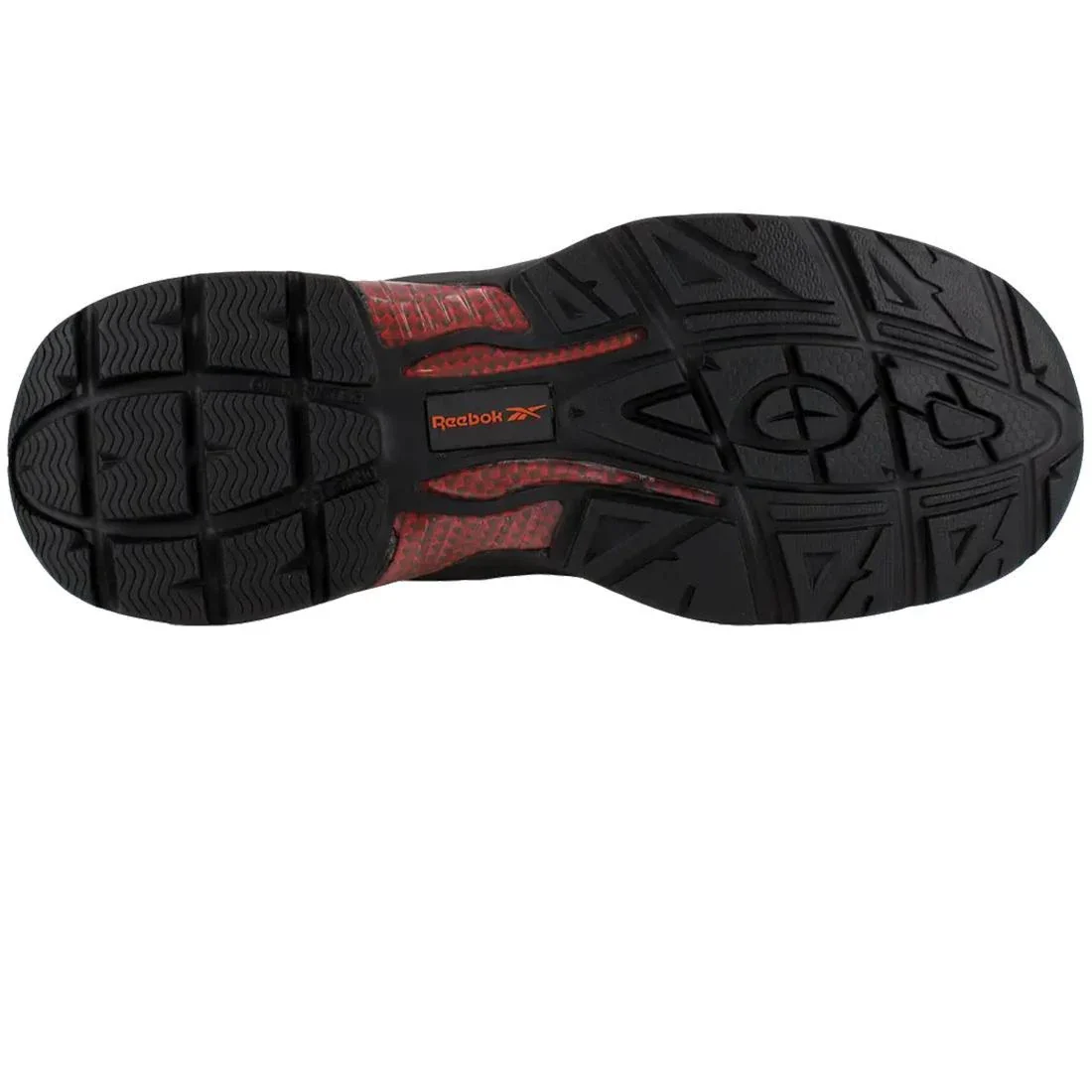 Beamer Composite-Toe Athletic Work Shoe Black/Red - Image 3
