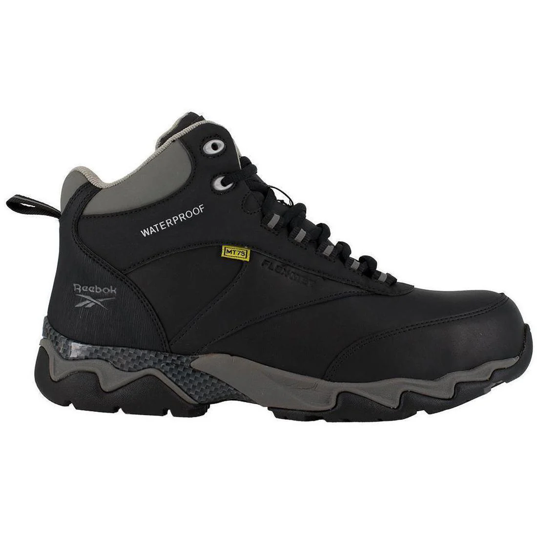 Beamer Composite-Toe CushGuard™ Int Met Guard Athletic Work Boot Black
