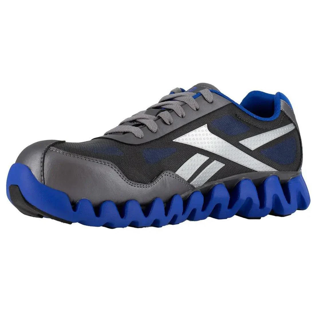 Zig Pulse Composite-Toe Athletic Work Shoe Blue/Gray - Image 2