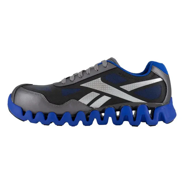 Zig Pulse Composite-Toe Athletic Work Shoe Blue/Gray - Image 5