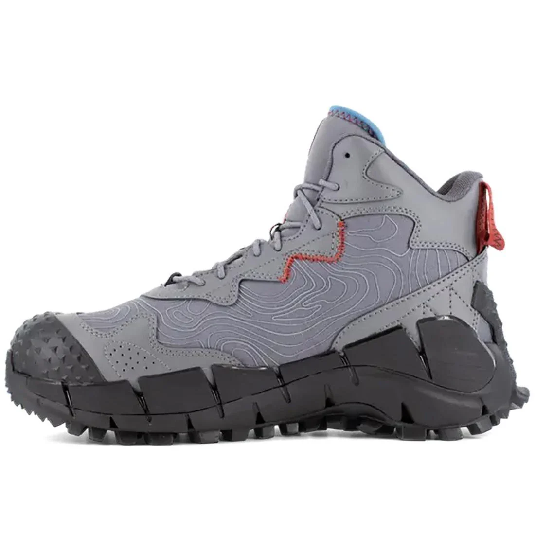 Zig Kinetica Edge II Composite-Toe Work Boot Gray/Red - Image 3