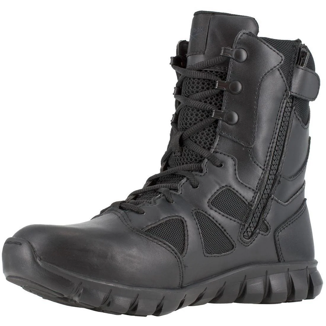 Sublite Cushion 8 Inch Soft-Toe Side Zip Tactical Boot Black - Image 2