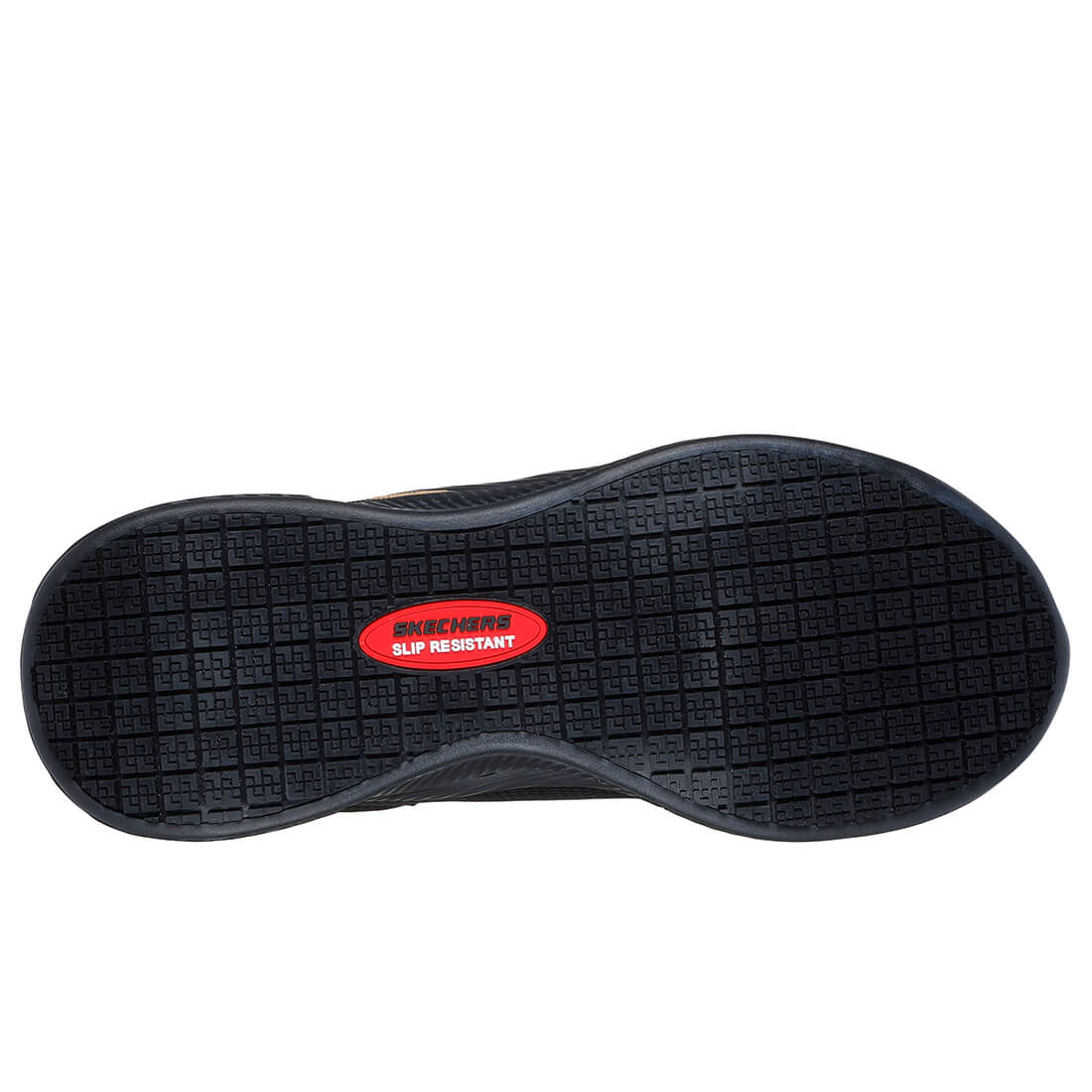 Women's Skechers CaRbix Nia Composite-Toe Shoe Black / Gold - Image 3