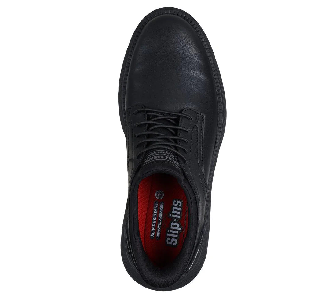 Garza Sr Slip Resistant Shoe Black - Image 4