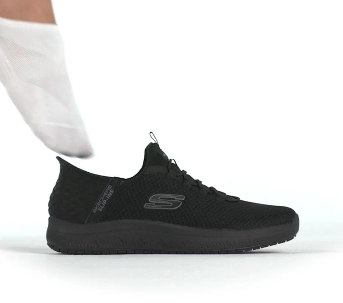 Summits Sr Colsin Slip Resistant Shoe Black - Image 6