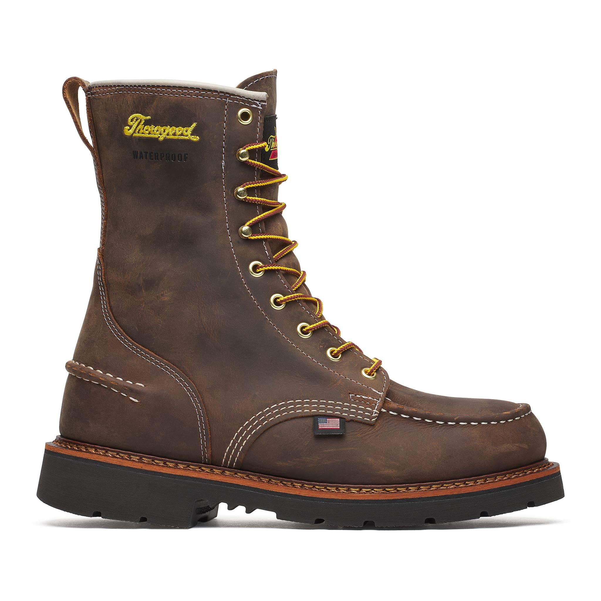 1957 Series 8" Waterproof Moc Toe Boot with Maxwear 90 Crazy Horse