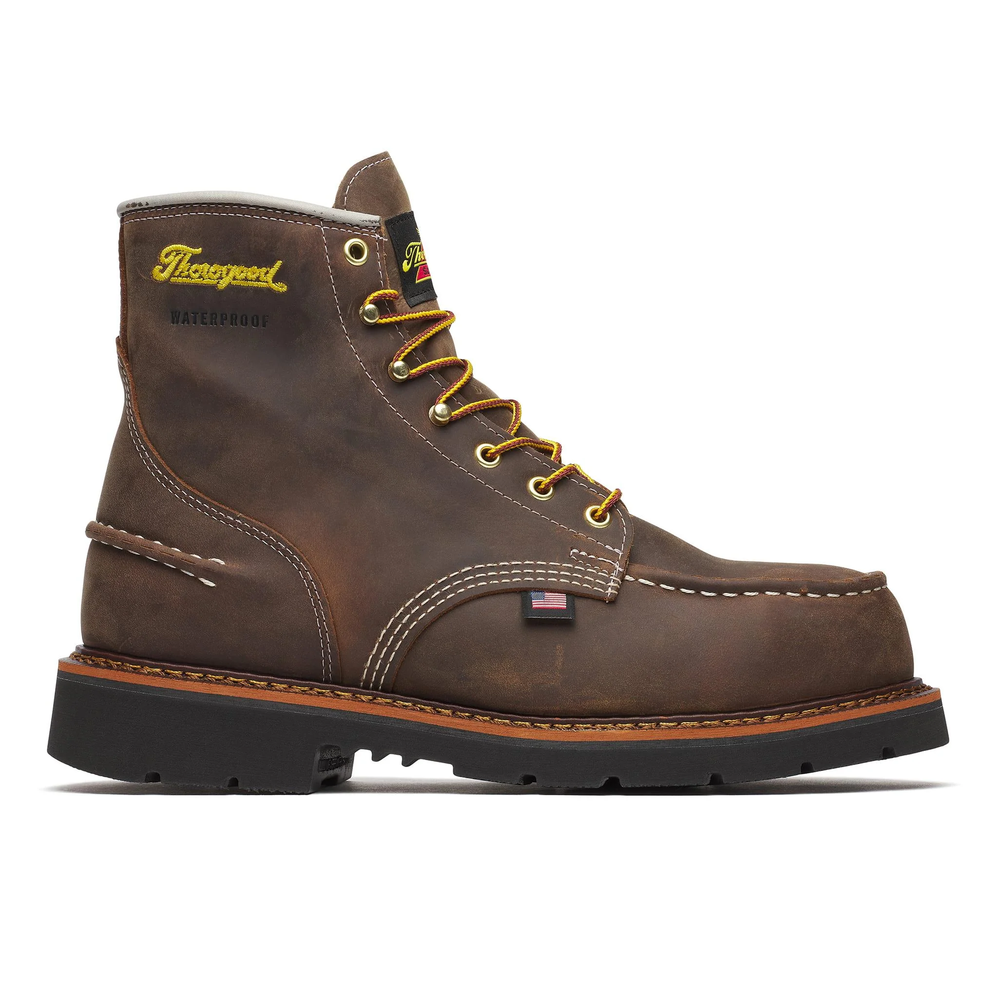 1957 Series 6" Waterproof Steel-Toe Moc Toe Boot with Maxwear 90 Crazy Horse